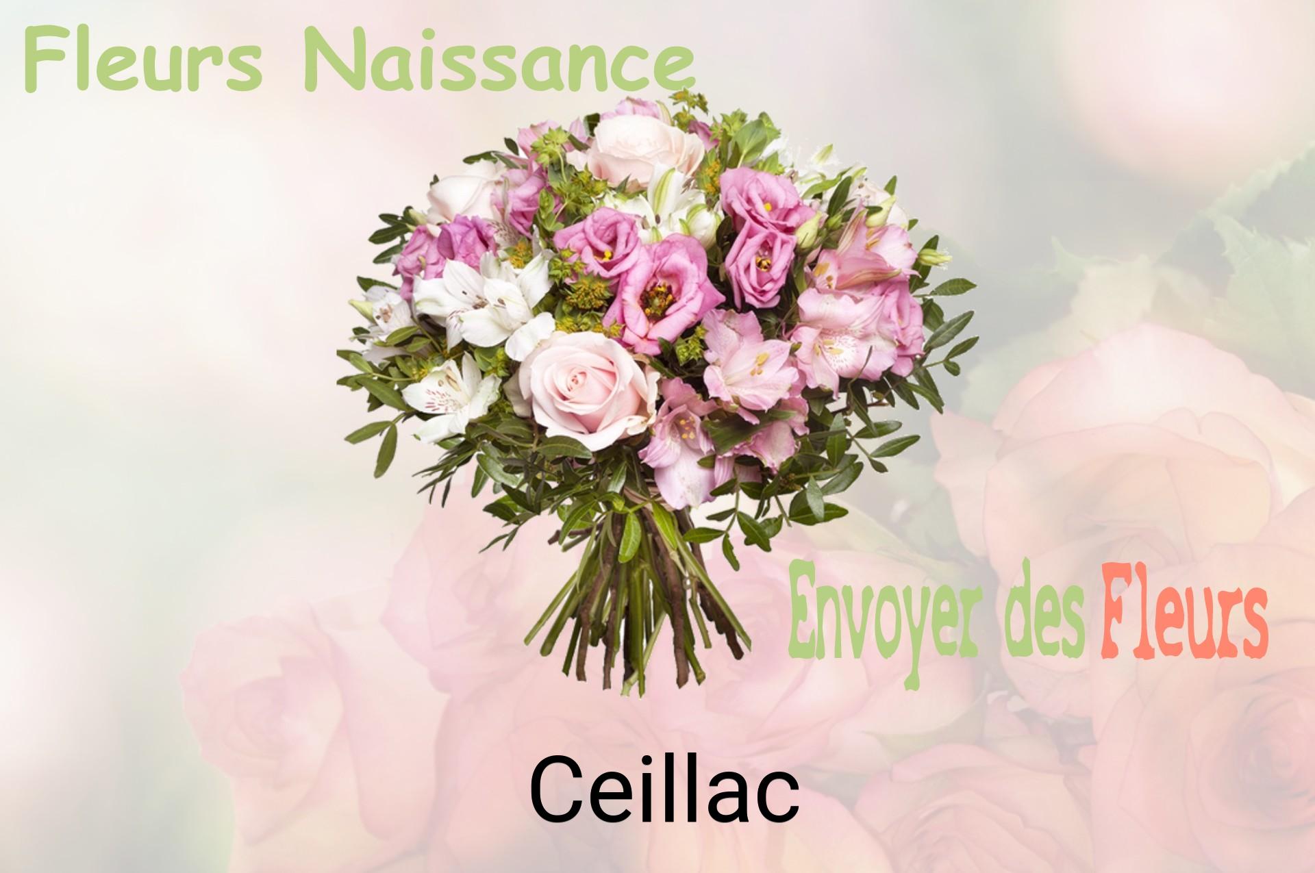 Bouquet de fleurs de naissance livré à Ceillac